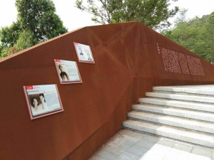 嘉禾耐候钢挡土墙